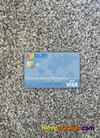 Haiti BUH Bank visa debit card photolook